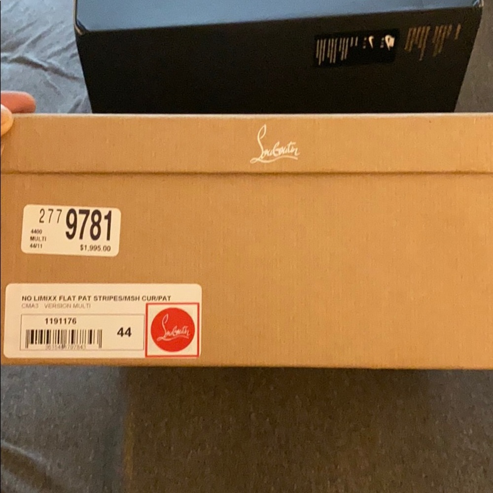Christian Louboutin No Limixx Flat Pat Stripes